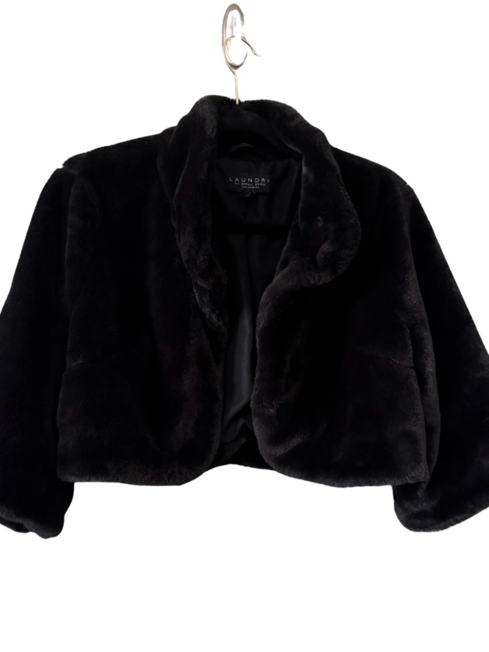 Laundry Shrug by Shelli Segal Women's Faux-Fur Shrug